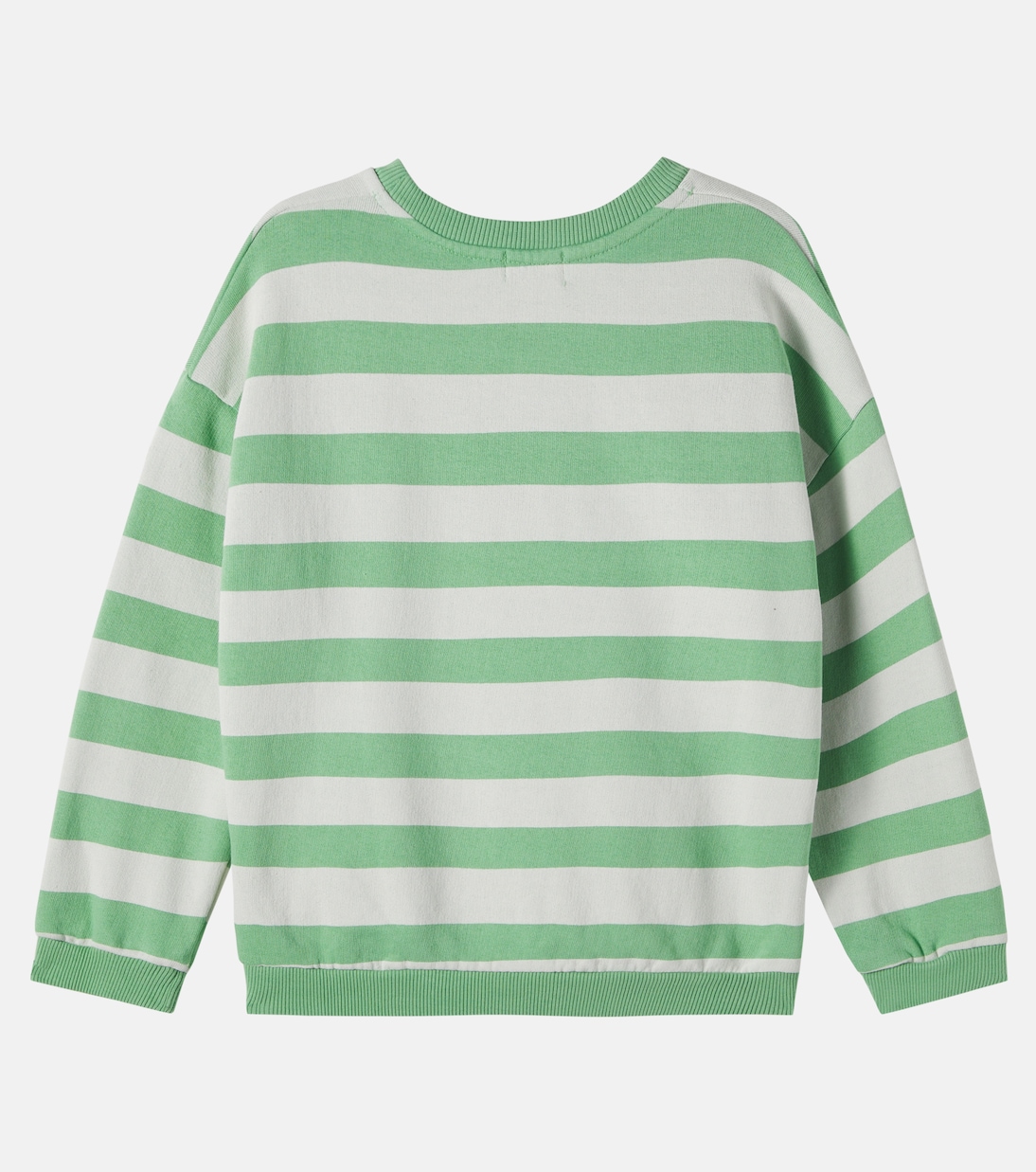 Dan striped cotton fleece sweatshirt | Cozmo