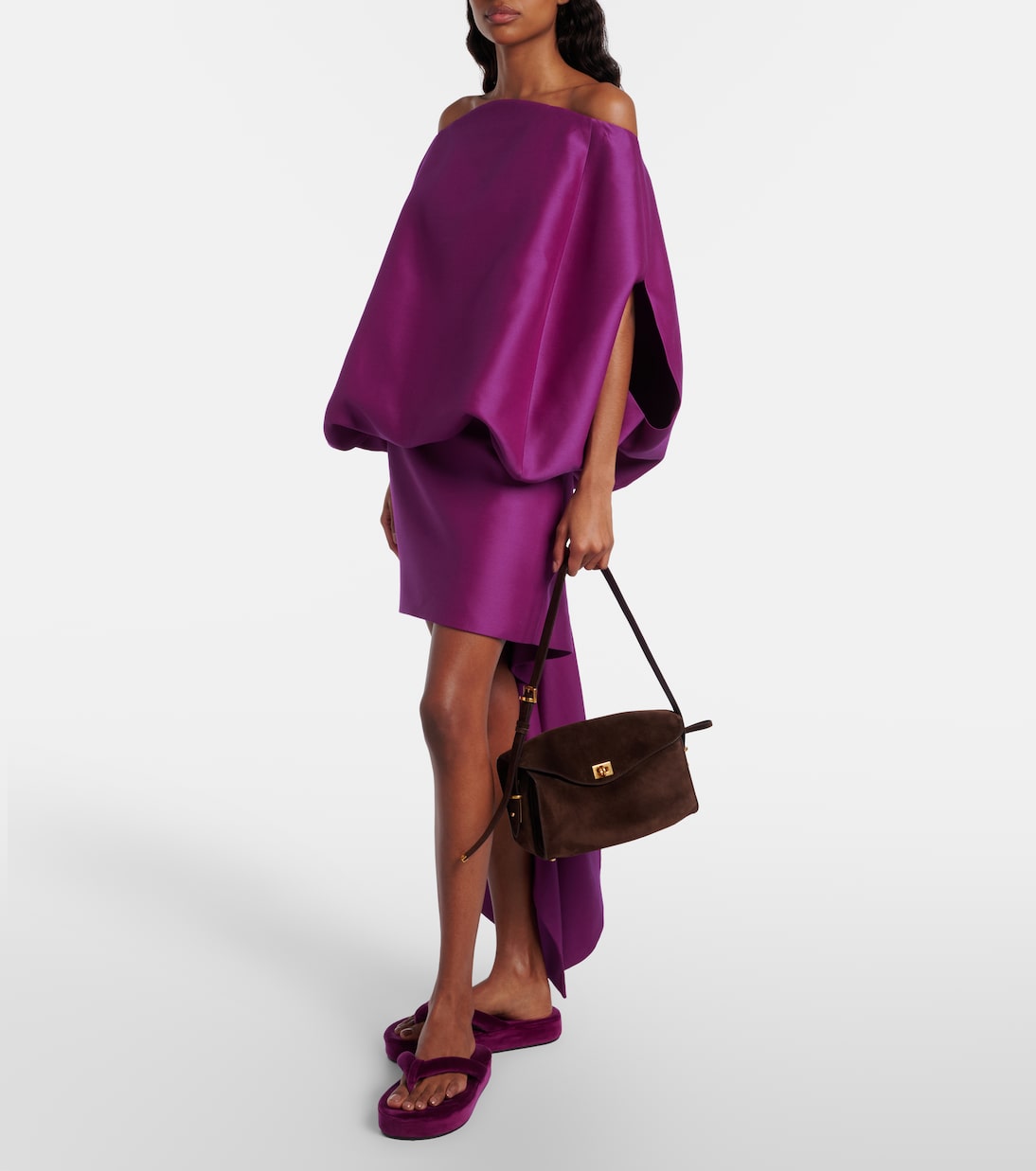 Le 7 suede shoulder bag | Balenciaga