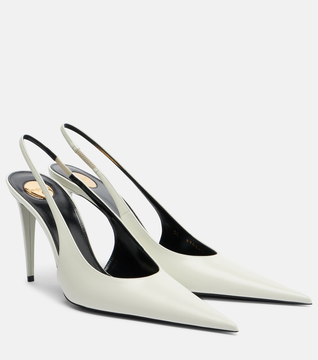 Guermantes patent leather slingback pumps | Saint Laurent