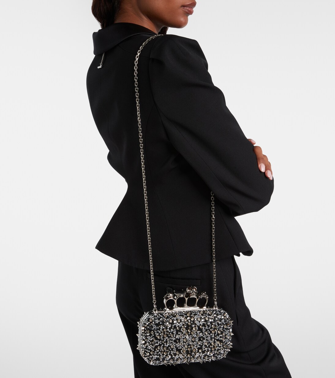 Clutch Knuckle con decorazioni | McQueen