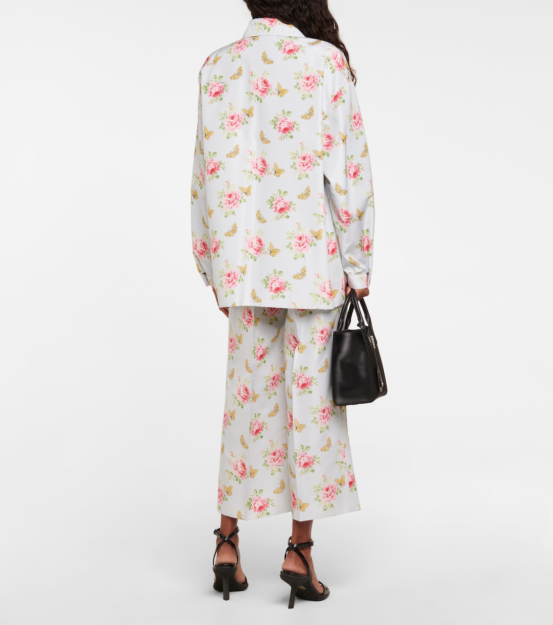 Veste imprimée en soie | Prada
