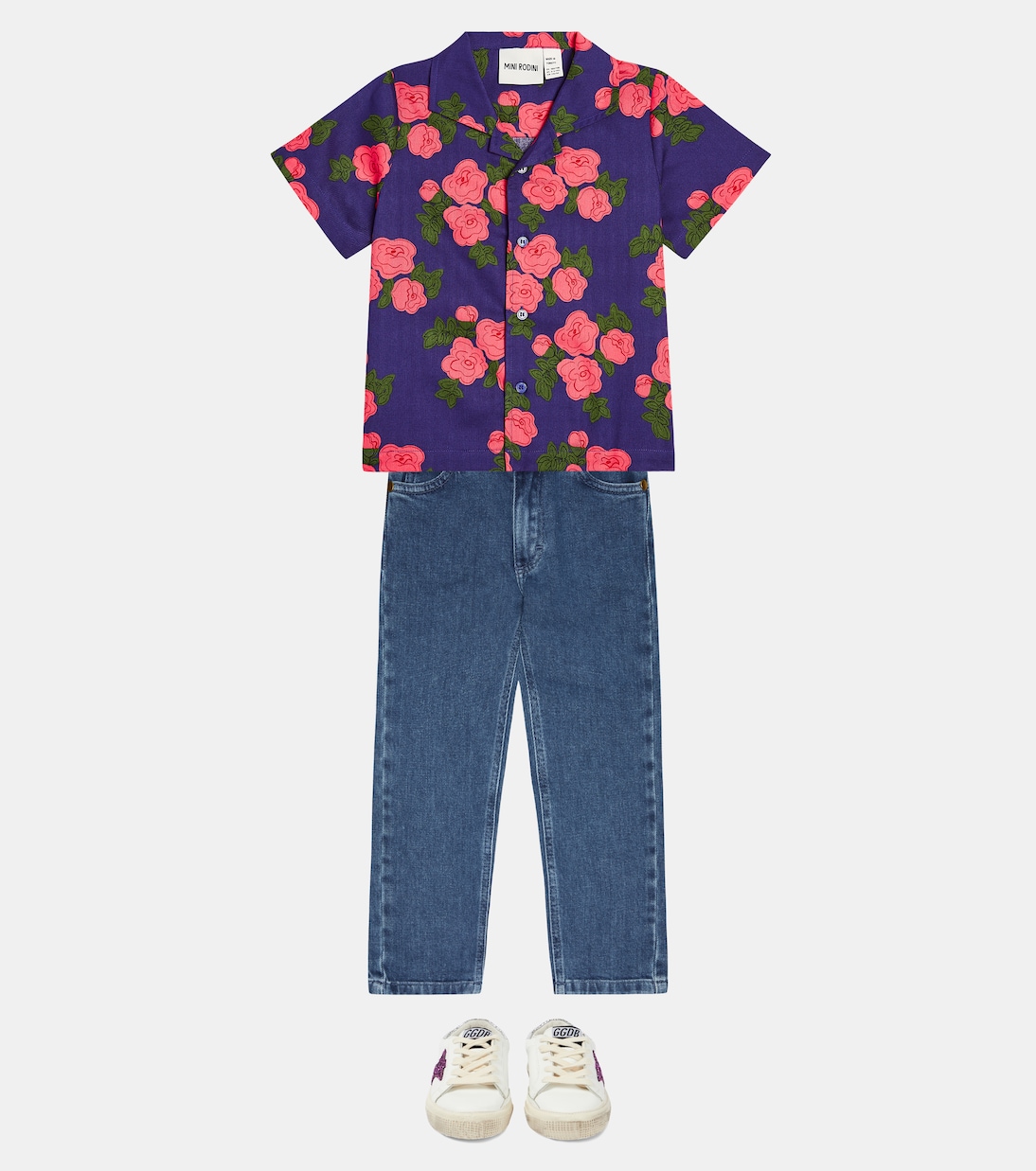 May leather sneakers | Golden Goose Kids