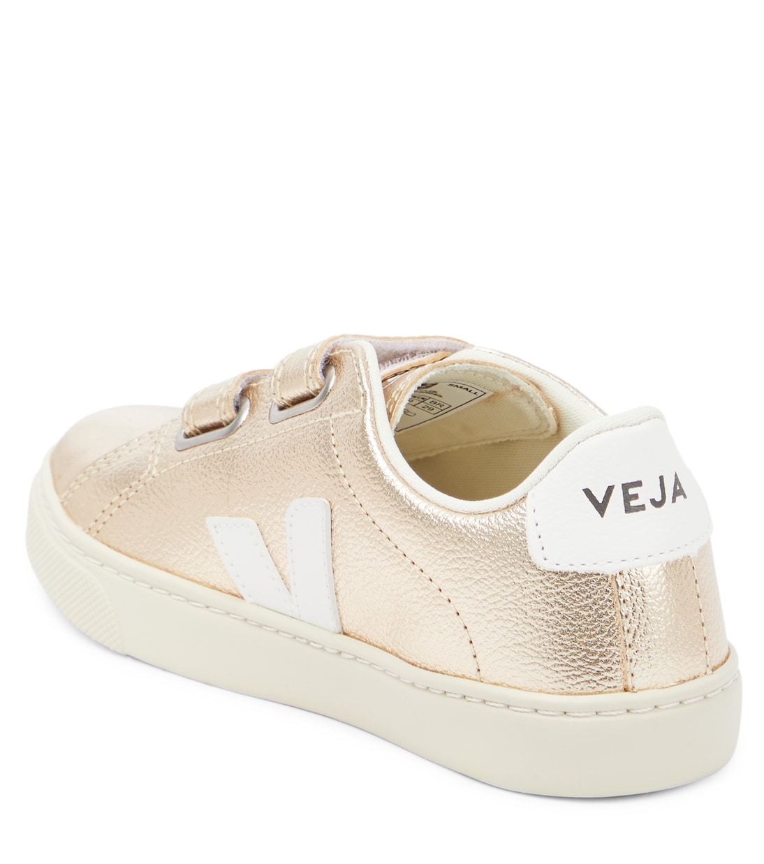 Baskets Esplar en cuir métallisé | Veja Kids