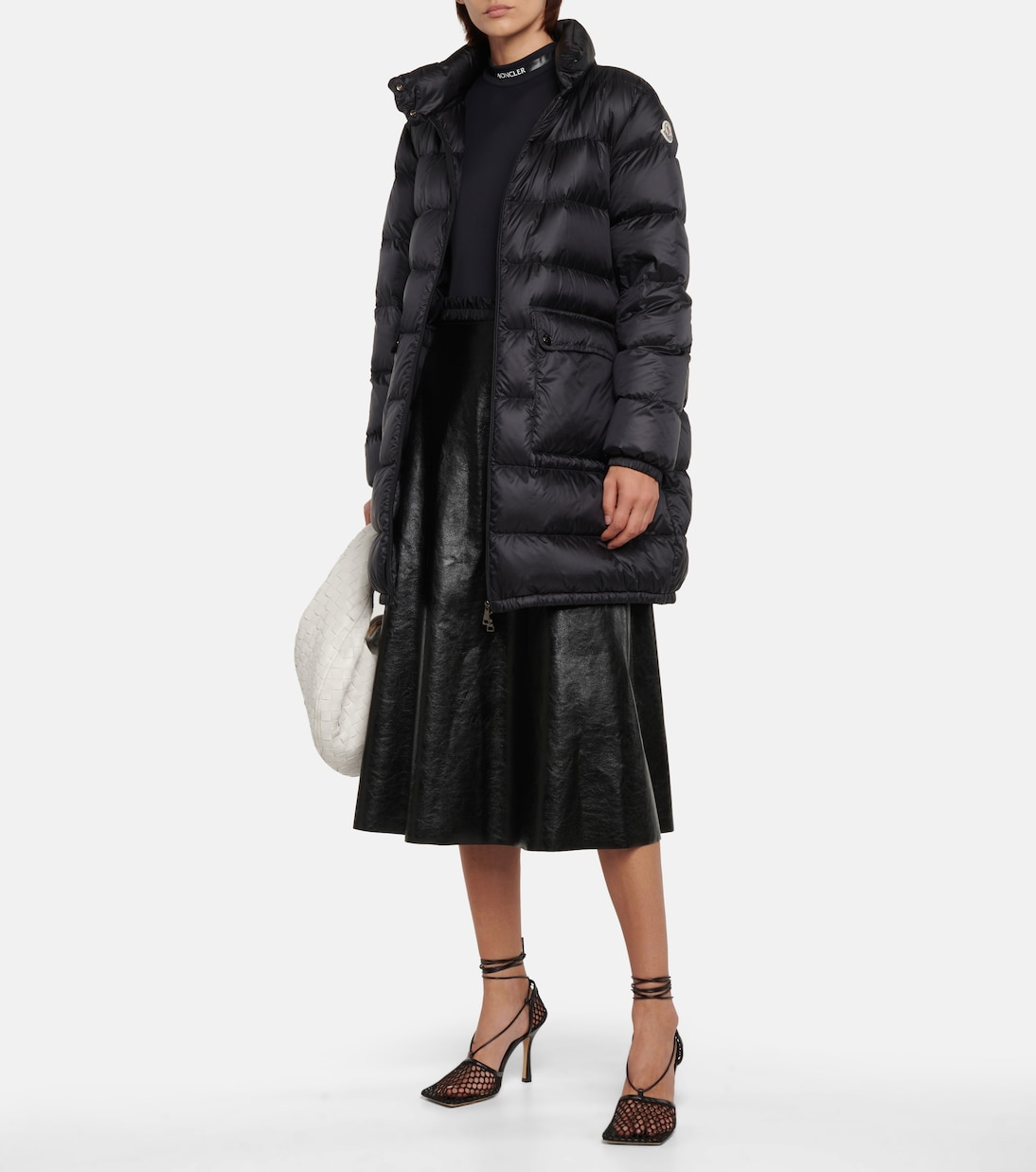 Abrigo de plumas Abricotier con capucha | Moncler