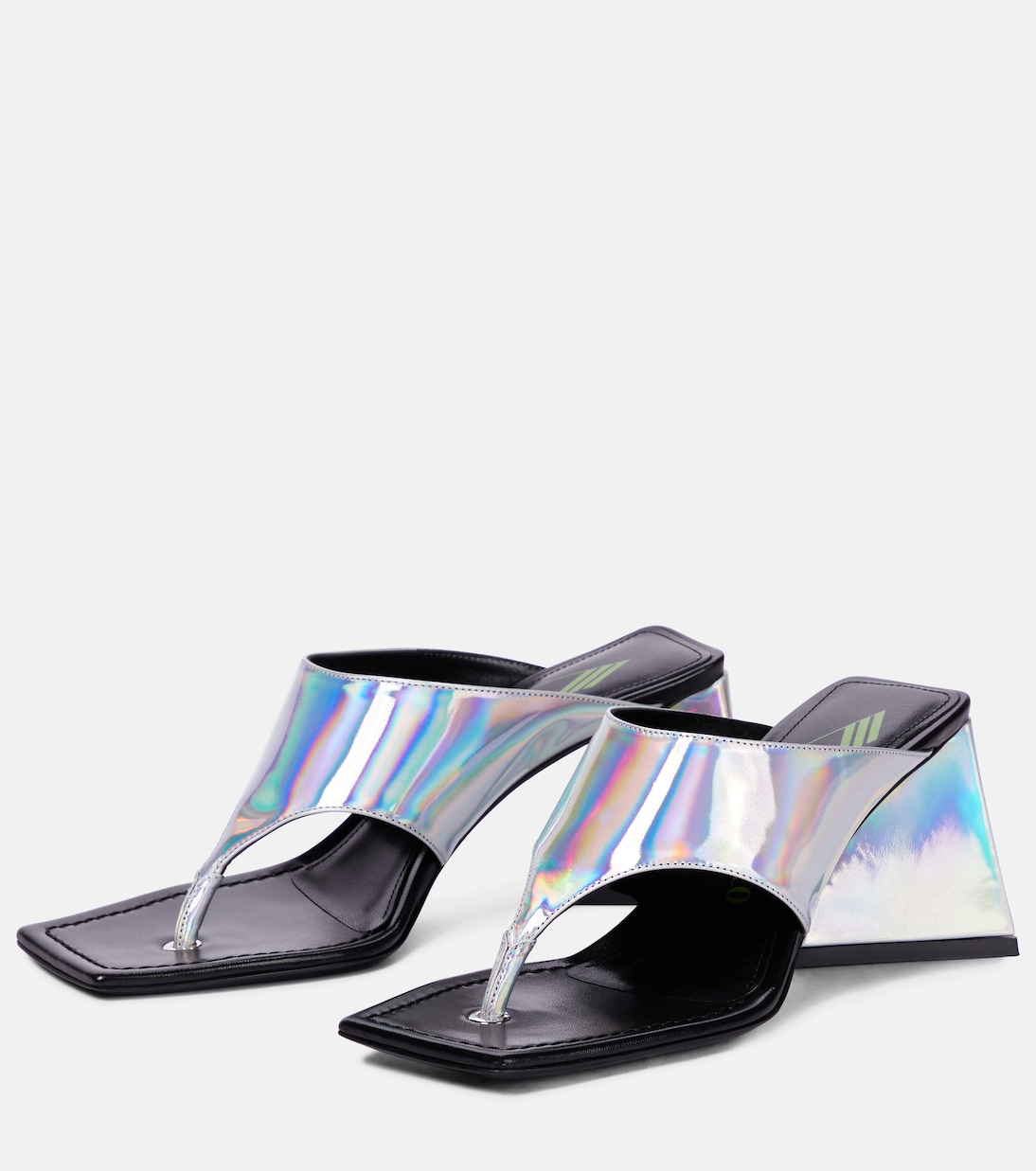 Devon leather thong sandals | The Attico