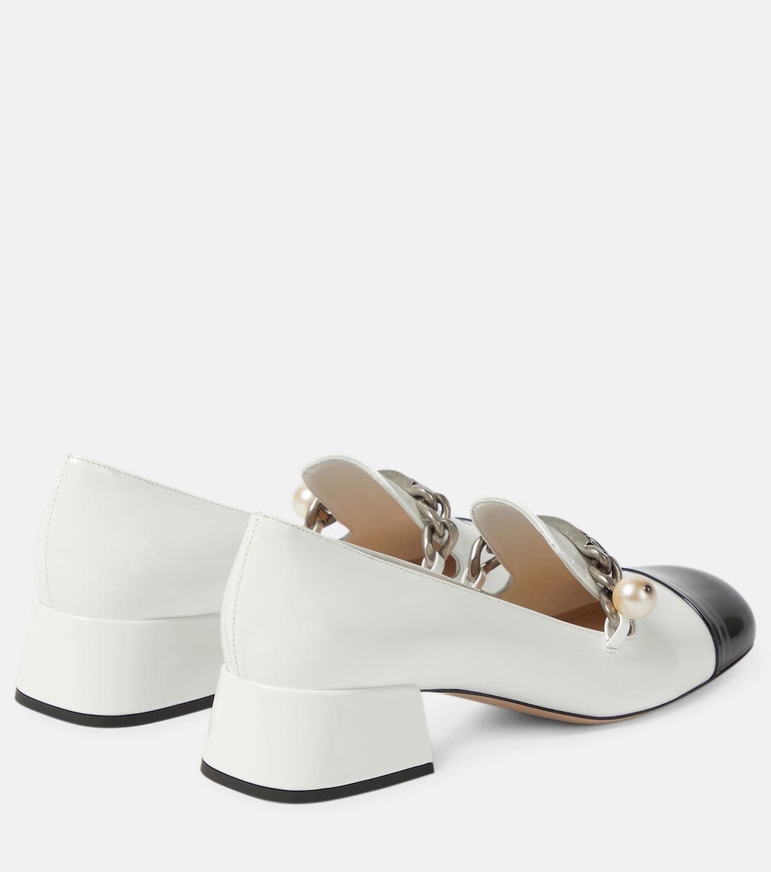 Pumps mocassino in vernice | Miu Miu