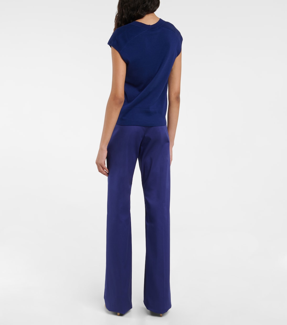 Top de punto de algodón con paneles | Ferragamo