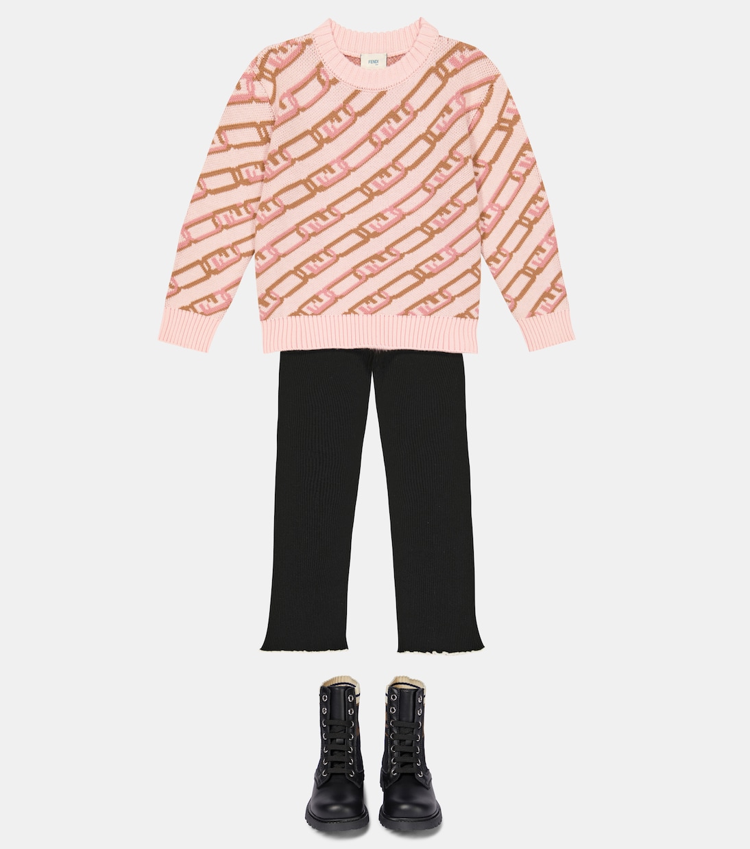 Pullover O'Lock in lana | Fendi Kids