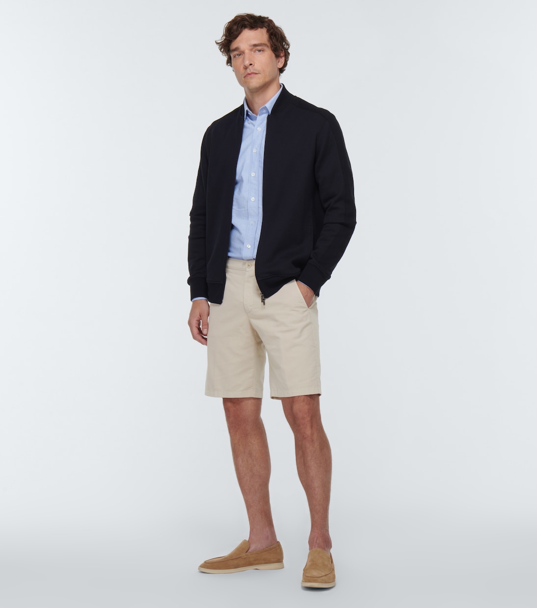 Bermuda-Shorts Deck aus einem Baumwollgemisch | Loro Piana