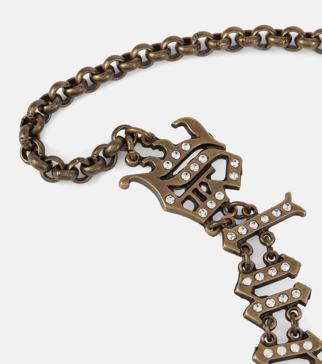 Choker con cristalli e logo | Blumarine