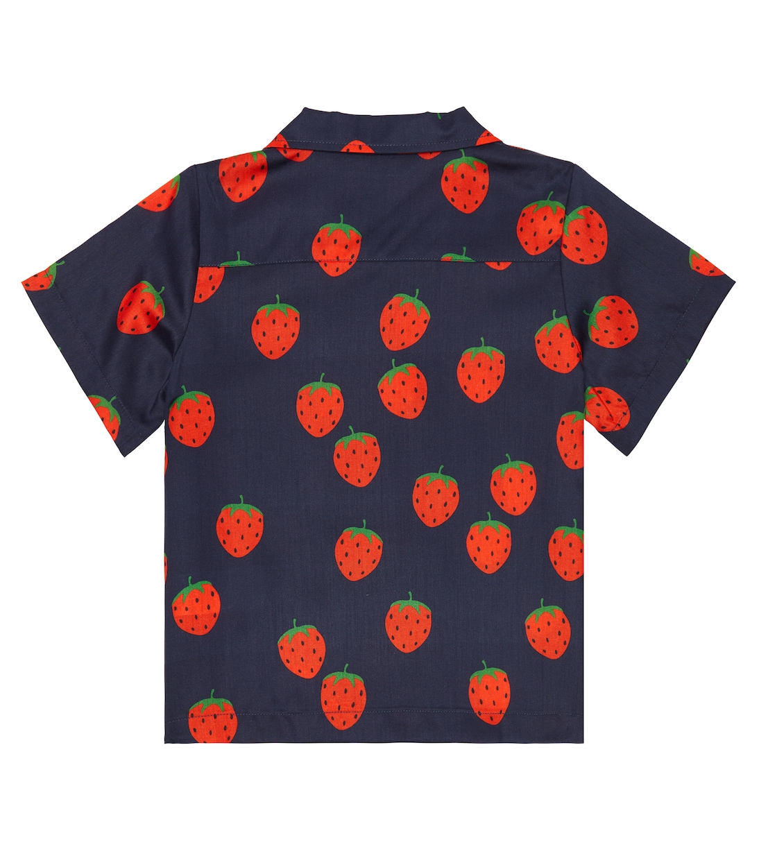Camicia in twill di fragole | Mini Rodini