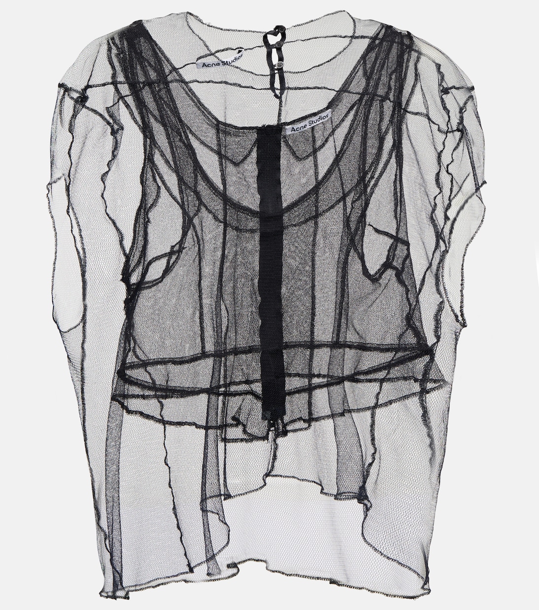 Top in mesh con volant | Acne Studios