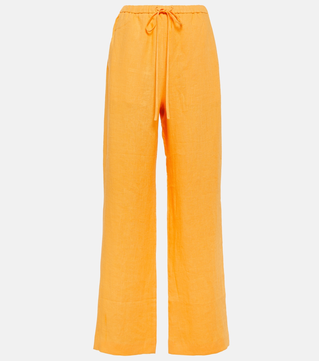 Pantaloni regular in lino | Nanushka