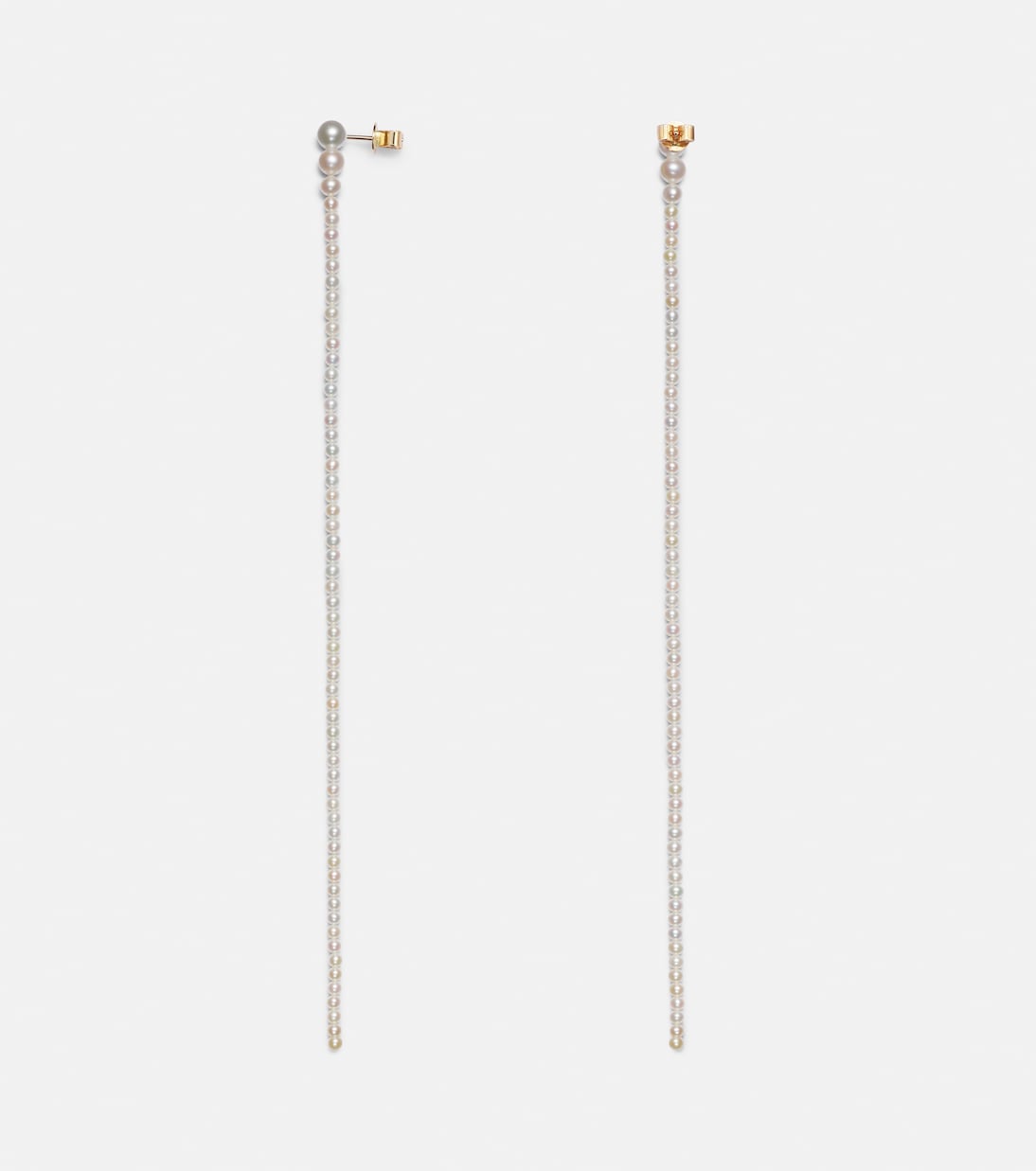 Boucles d’oreilles Grande Promenade en or 14 ct et perles | Sophie Bille Brahe