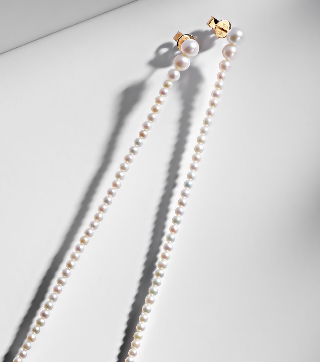 Boucles d’oreilles Grande Promenade en or 14 ct et perles | Sophie Bille Brahe