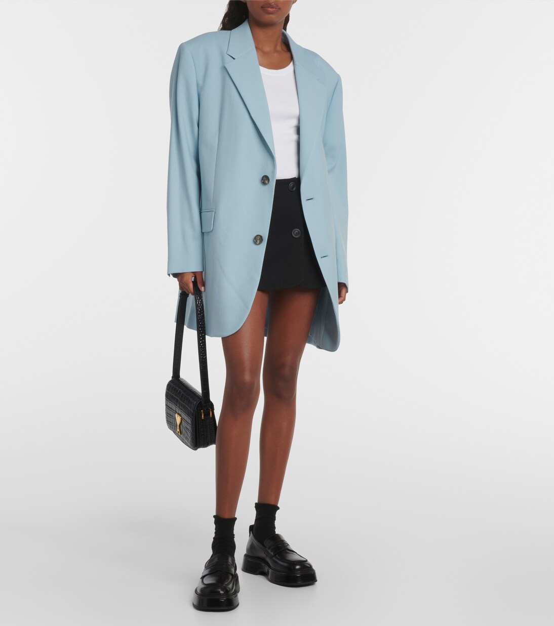 Mocassini in pelle con platform | Ami Paris
