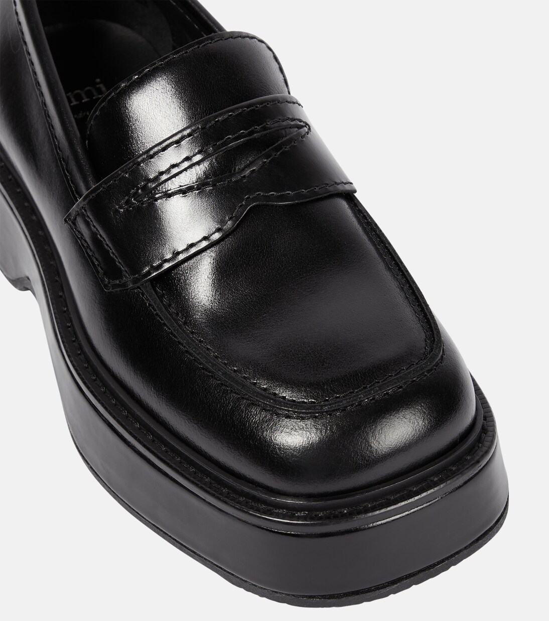 Mocassini in pelle con platform | Ami Paris