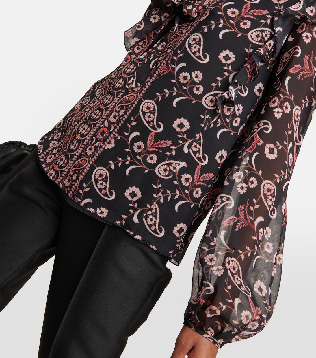 Bedruckte Bluse aus Seide | Giambattista Valli