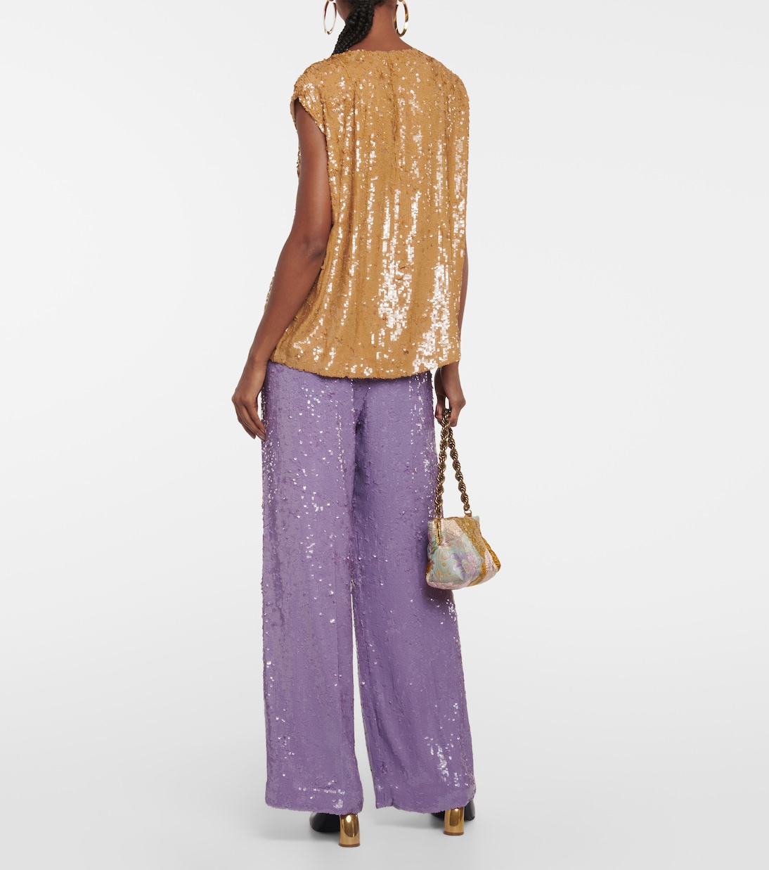 Top mit Pailletten | Dries Van Noten