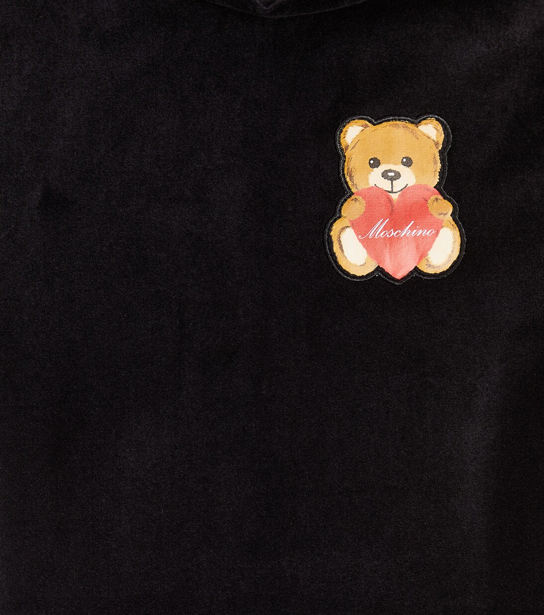 Kleid Teddy Bear aus Samt | Moschino Kids