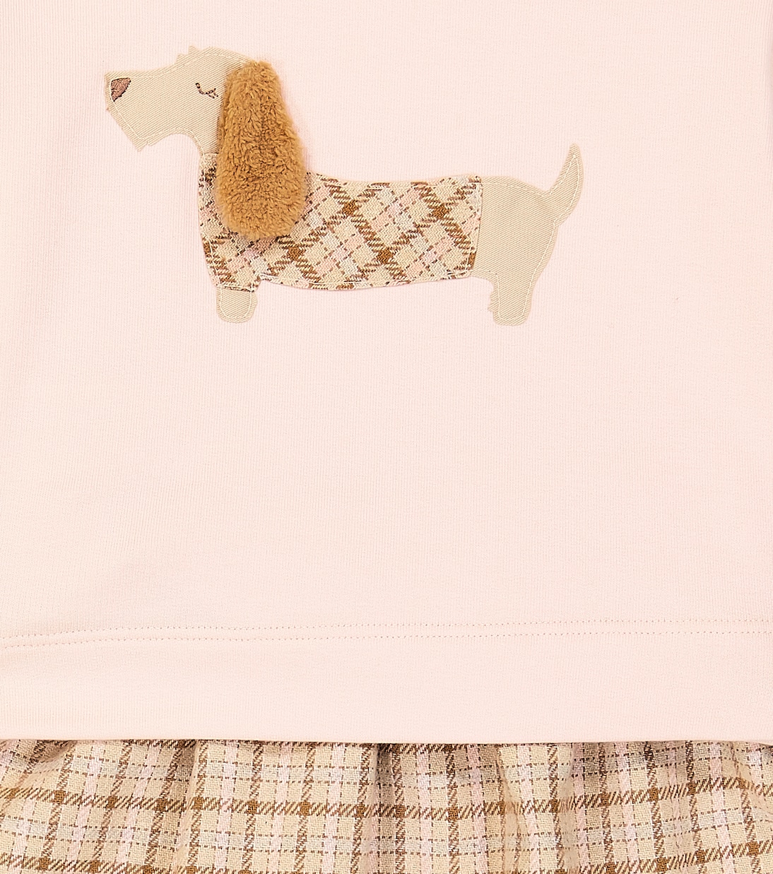 Bebé - set de top y falda de algodón | Il Gufo