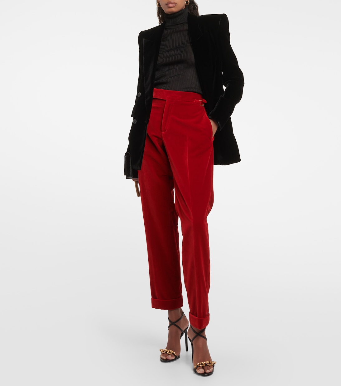 Pantaloni in velluto di cotone | Tom Ford
