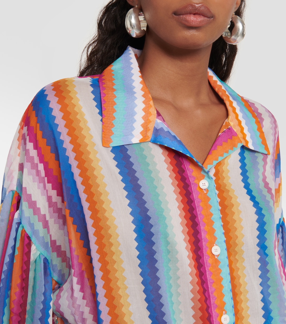 Zig Zag cotton-blend shirt | Missoni Mare