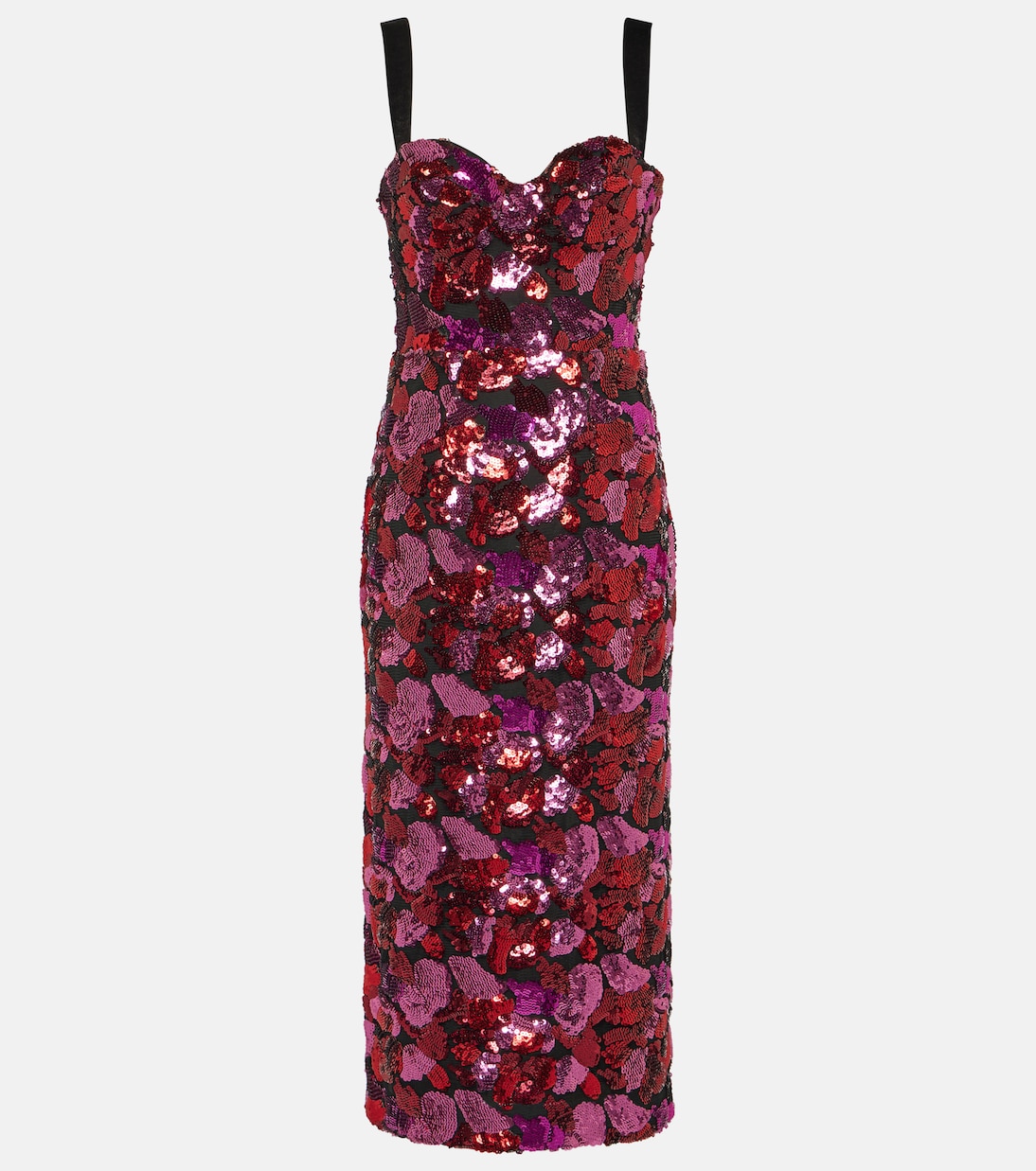 Vestido midi Azalea con lentejuelas | Rebecca Vallance