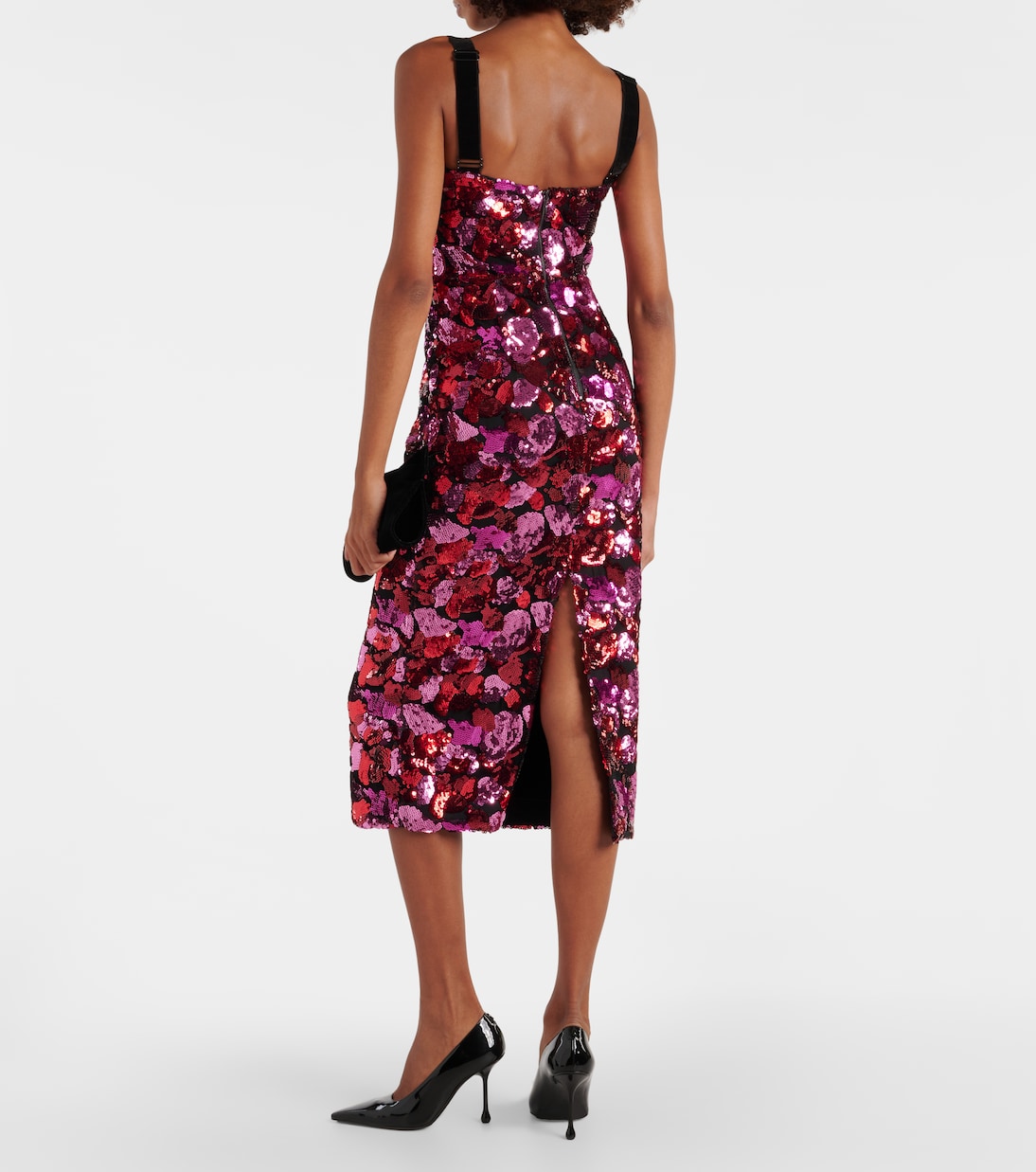 Vestido midi Azalea con lentejuelas | Rebecca Vallance