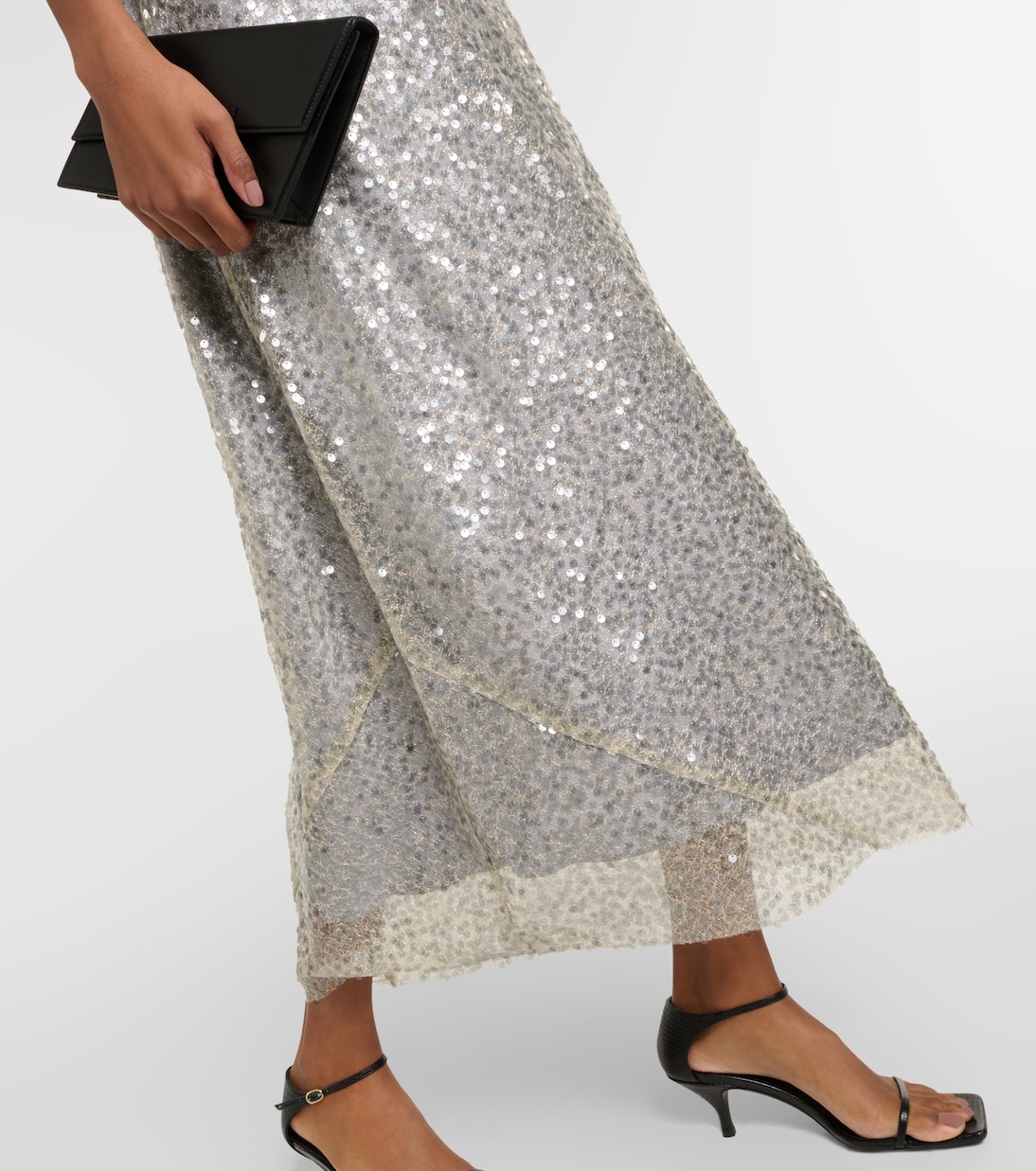 Lucite sequined metallic slip dress | Vince