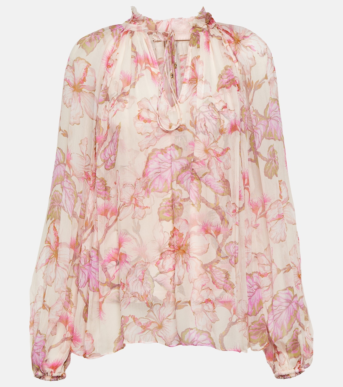 Blusa Matchmaker Billow con stampa | Zimmermann