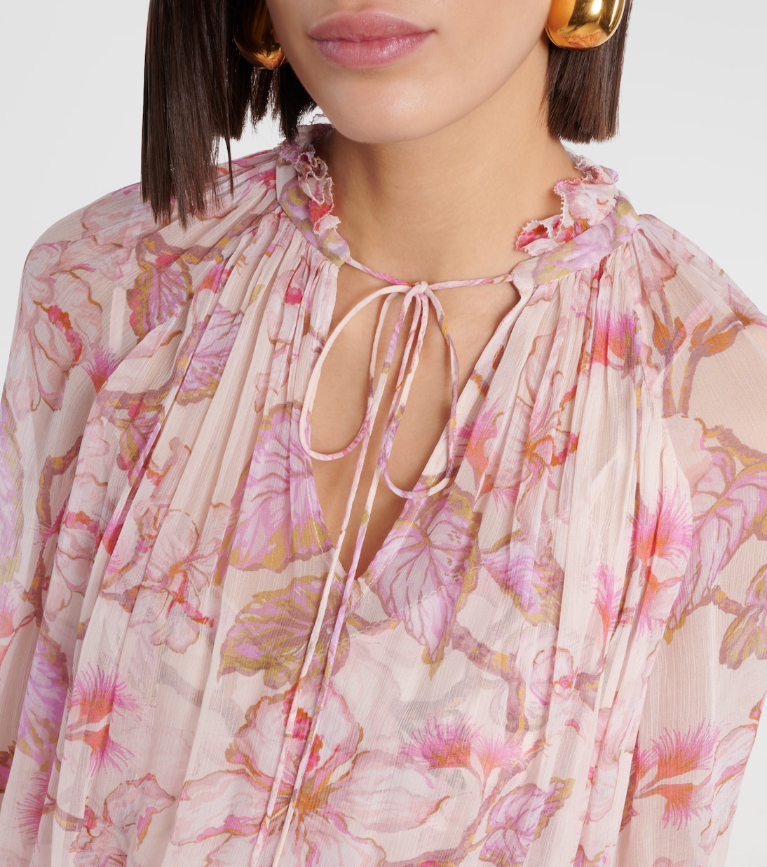 Blusa Matchmaker Billow con stampa | Zimmermann