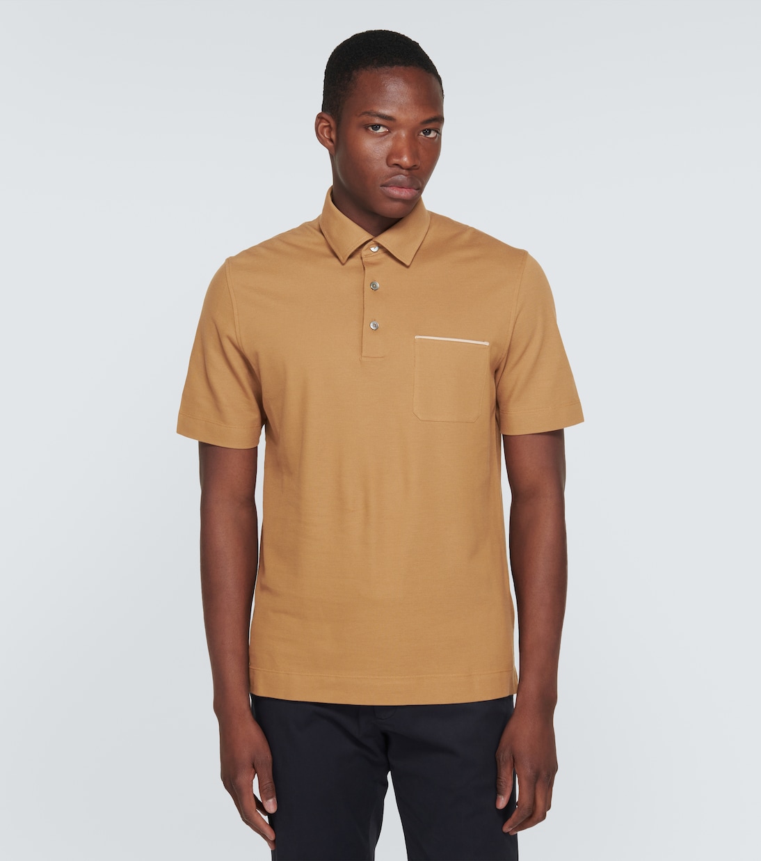 Polo de piqué de algodón | Zegna