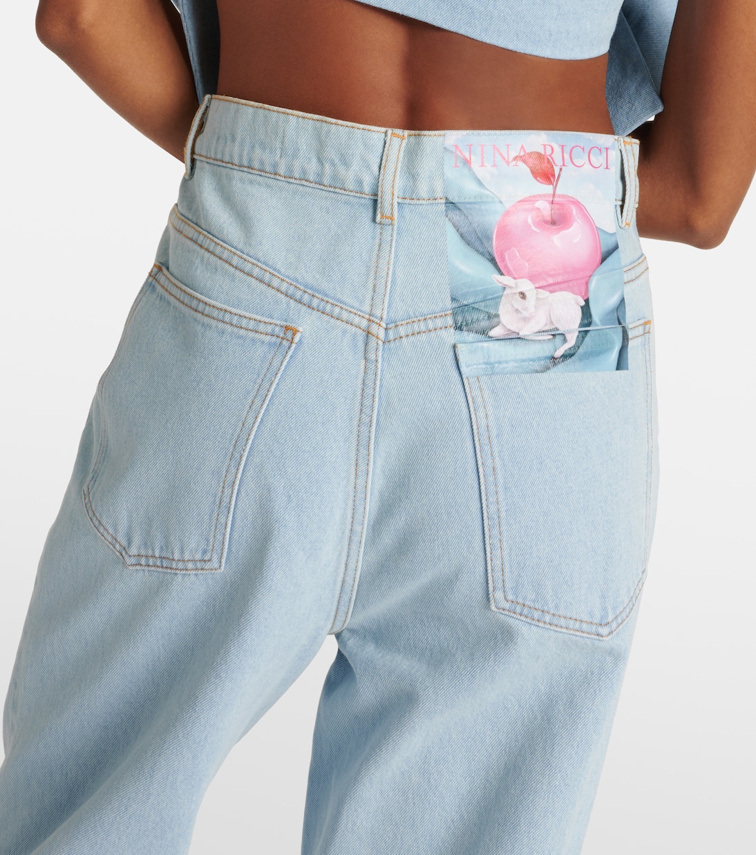 Jeans regular a vita alta | Nina Ricci