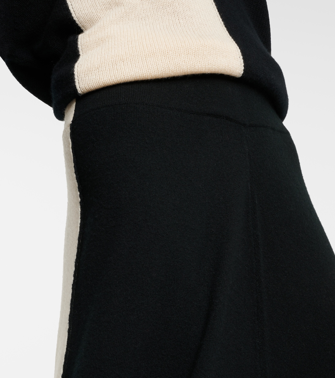 Gonna lunga in lana e cashmere | Jardin des Orangers