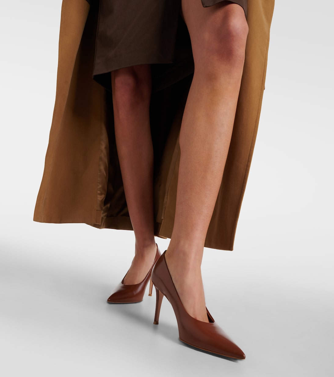 Escarpins Gianvito 85 en cuir | Gianvito Rossi