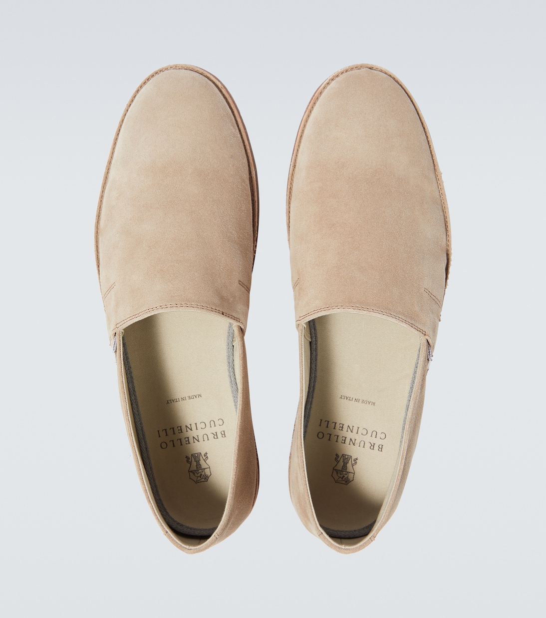 Slippers en daim | Brunello Cucinelli