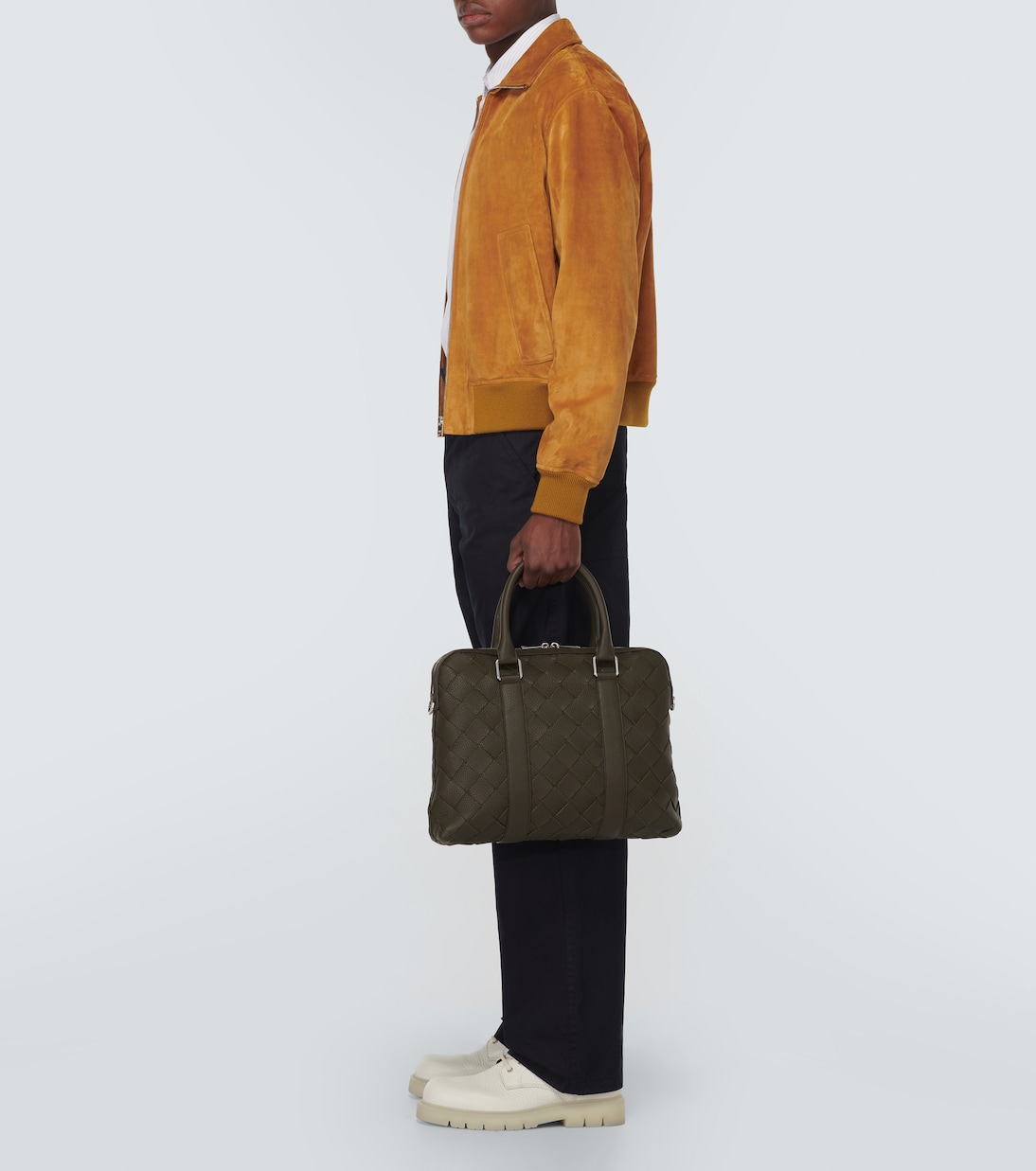 Schnürstiefel Haddock aus Leder | Bottega Veneta