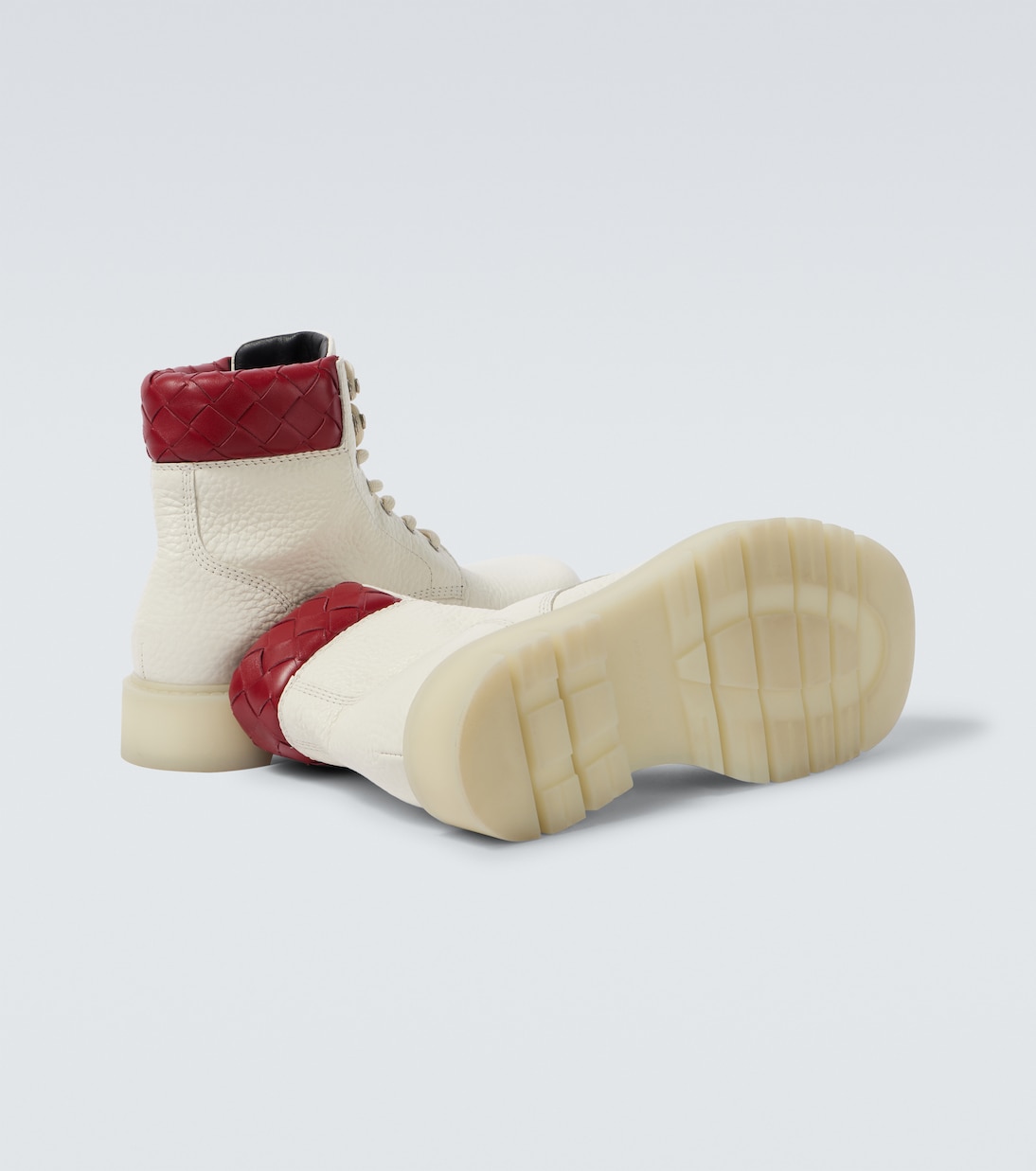 Schnürstiefel Haddock aus Leder | Bottega Veneta