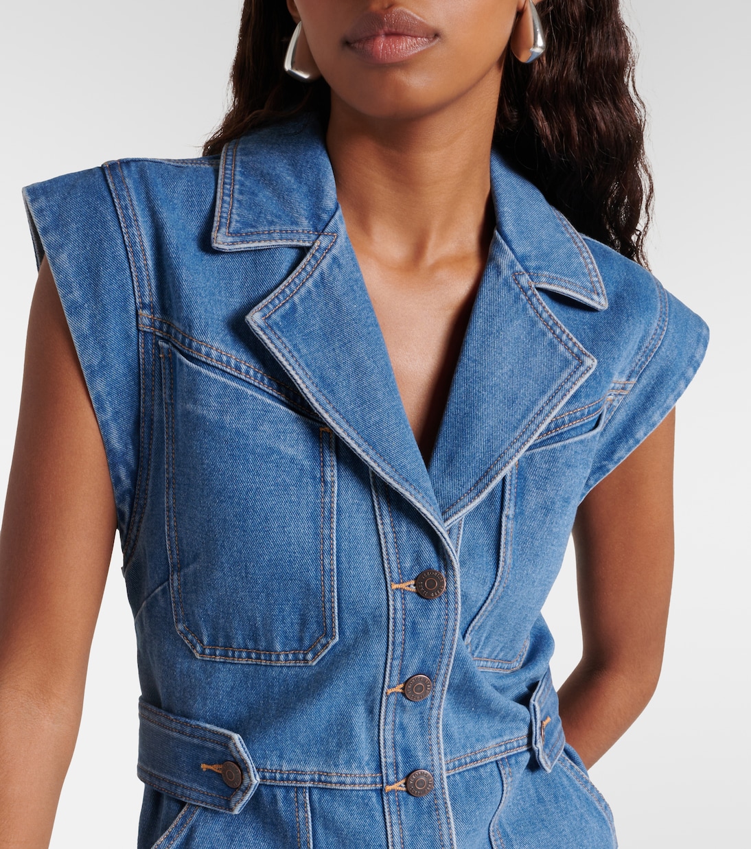 Robe chemise Jax en jean | Veronica Beard