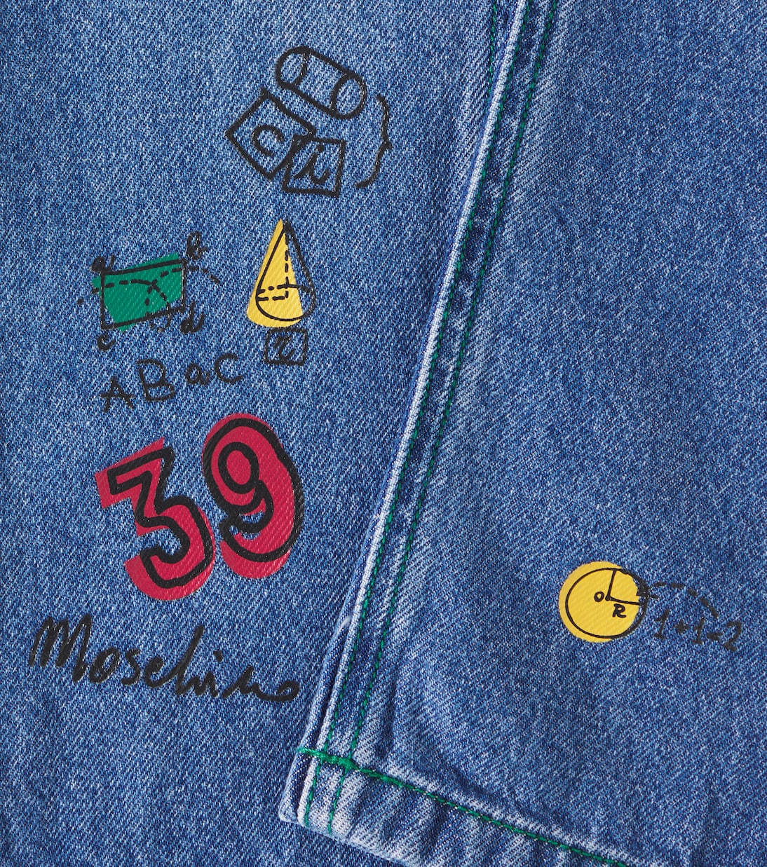 Jeans regular Teddy Bear con stampa | Moschino Kids