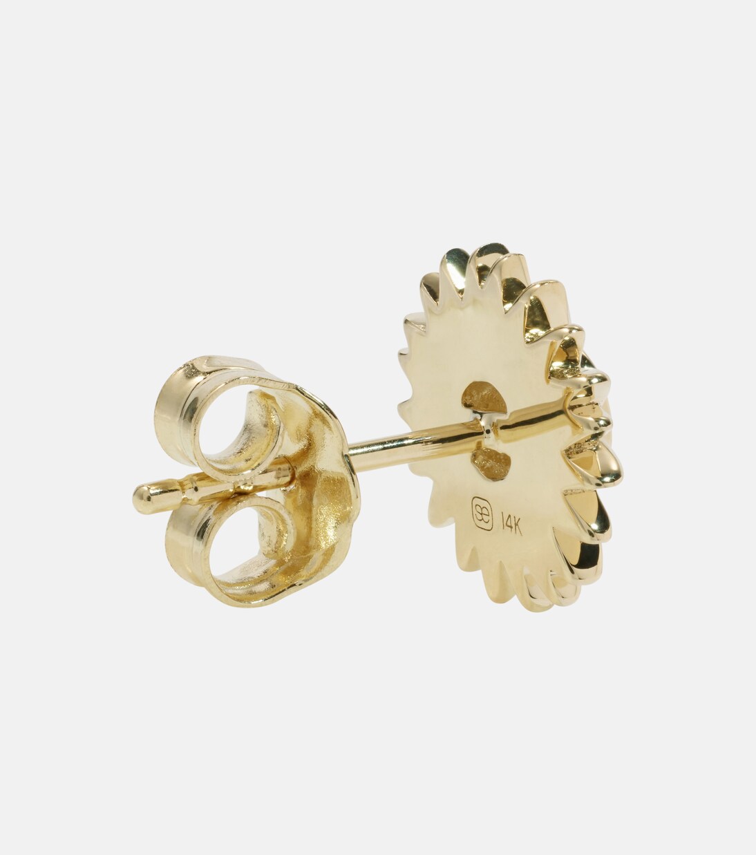 Orecchini in oro giallo 14kt con diamanti - Colpo di sole Sydney Evan