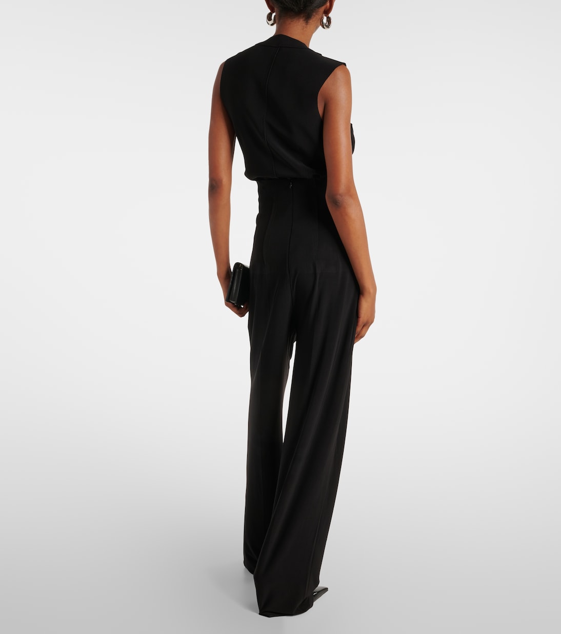 Pantaloni regular a vita alta | Norma Kamali