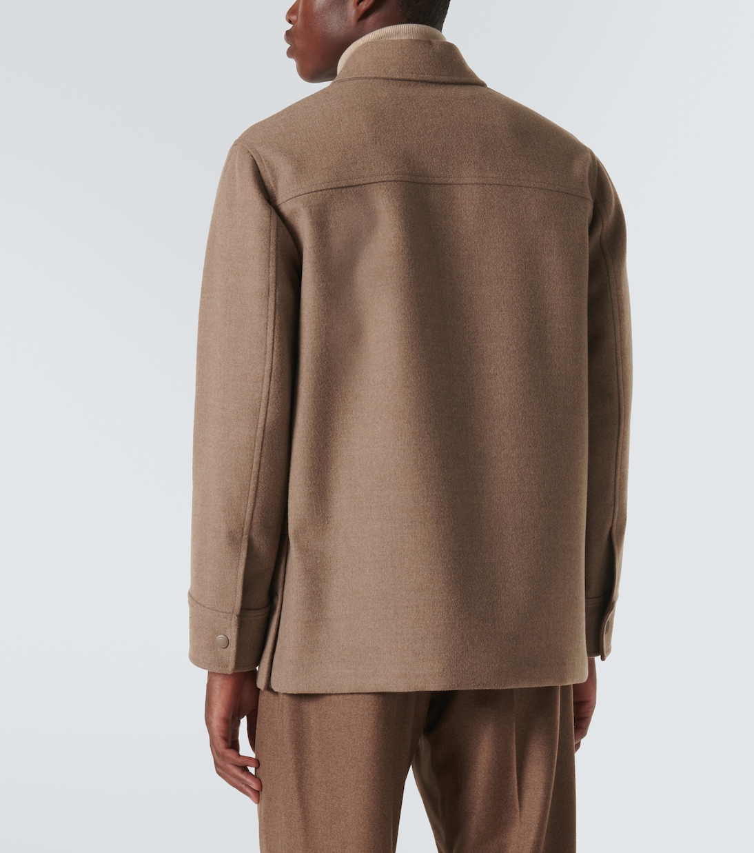 Darcy virgin wool overshirt | Loro Piana