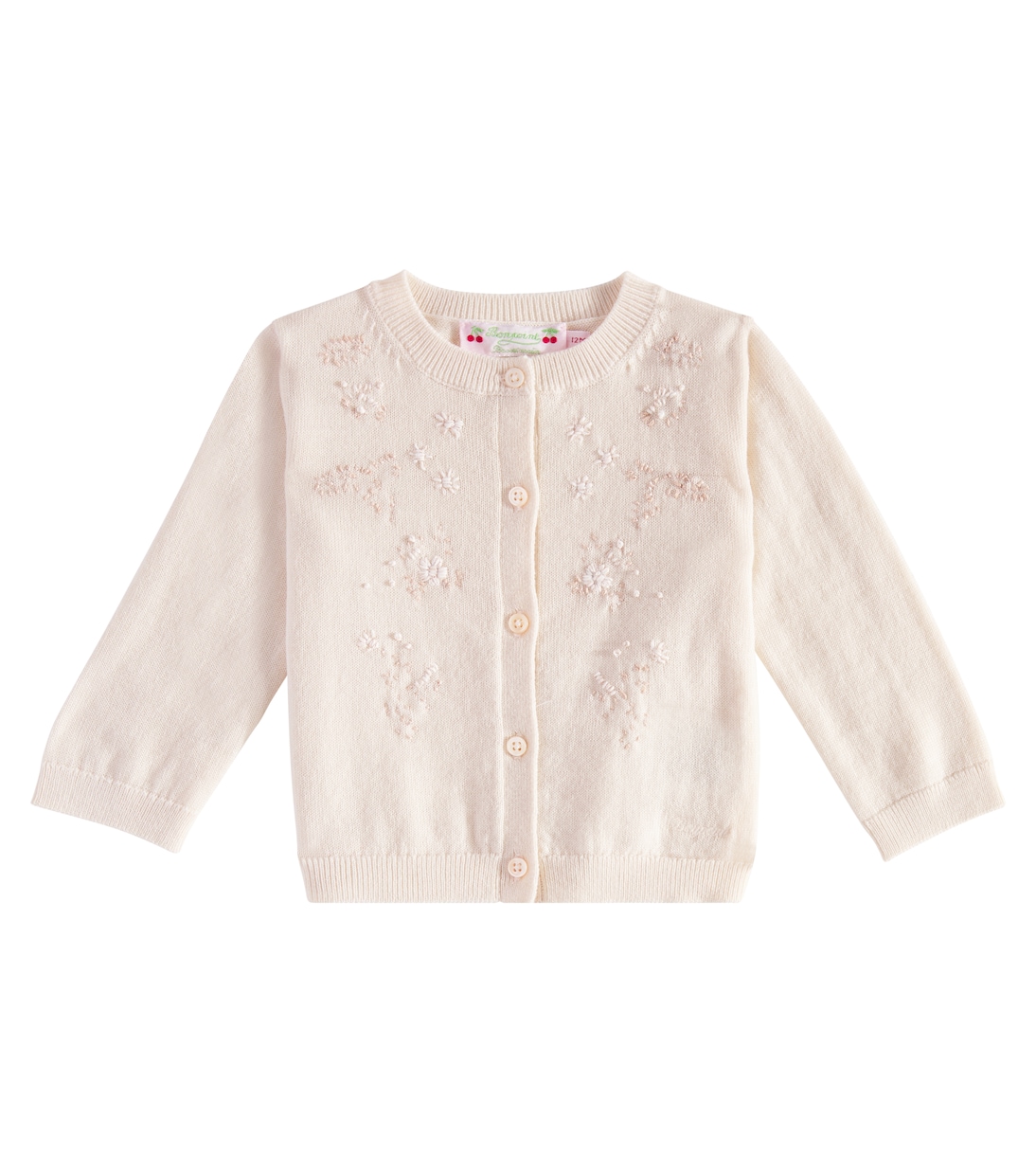 Bébé – Cardigan Claudie brodé en laine | Bonpoint