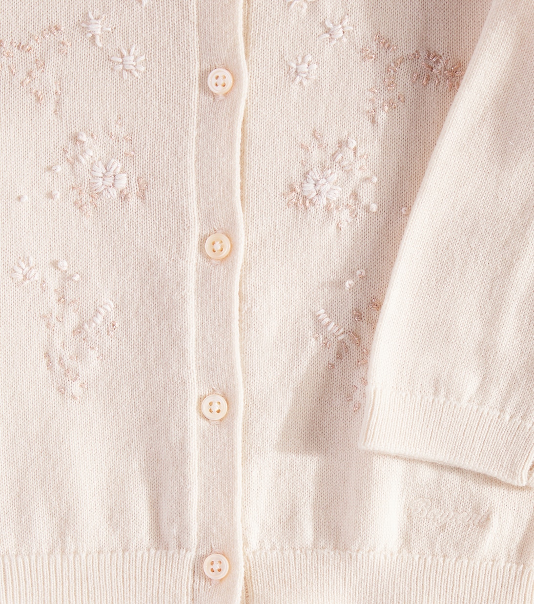 Bébé – Cardigan Claudie brodé en laine | Bonpoint