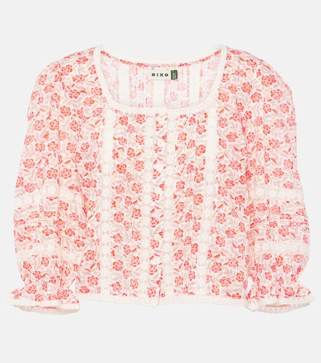 Jacques floral cotton voile top | Rixo