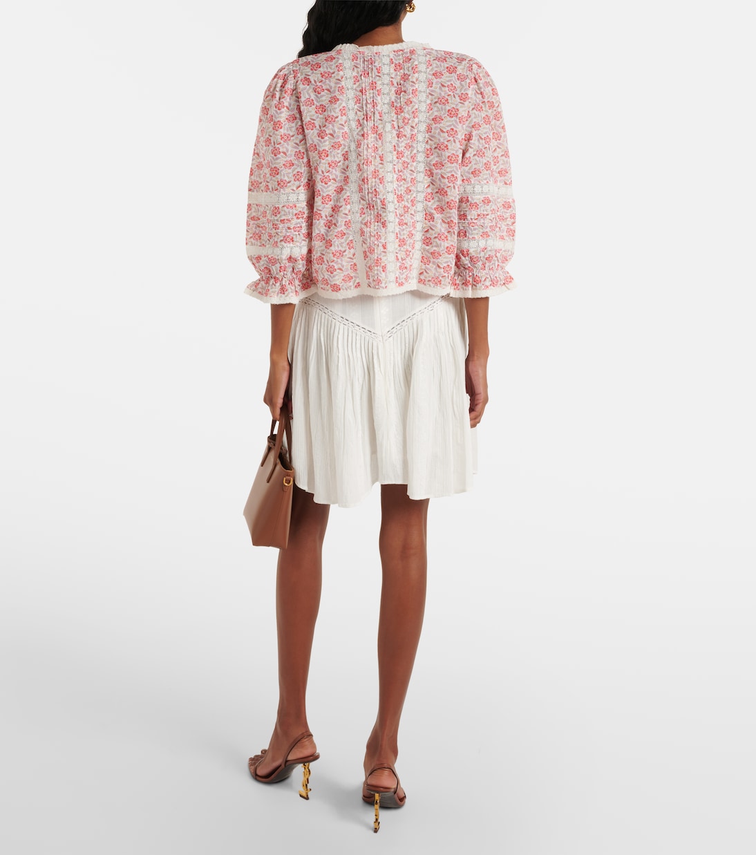 Jacques floral cotton voile top | Rixo