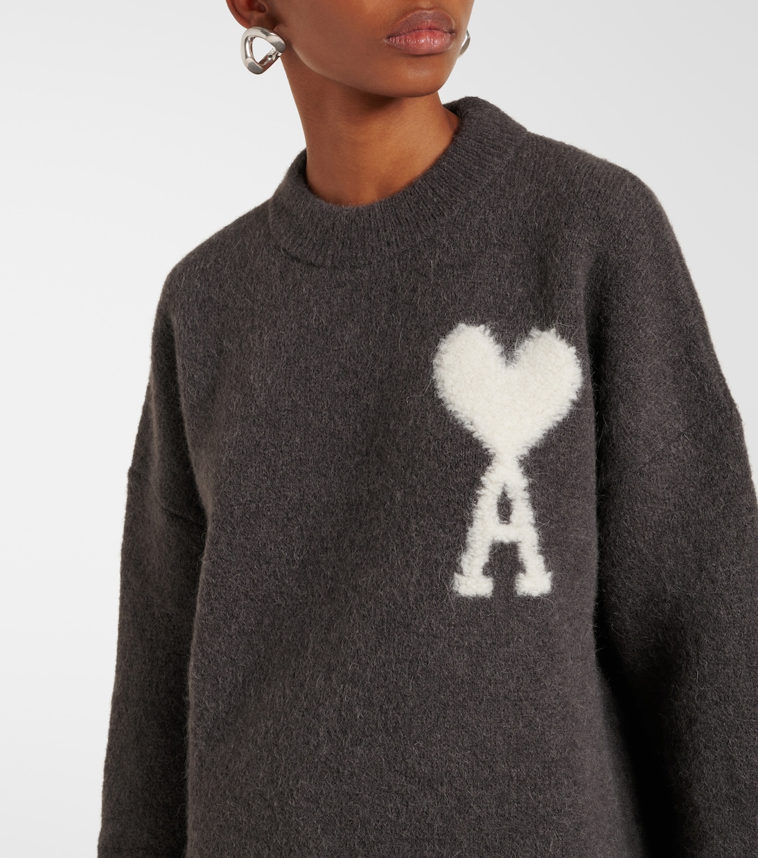 Ami De Cœur wool-blend sweater | Ami Paris