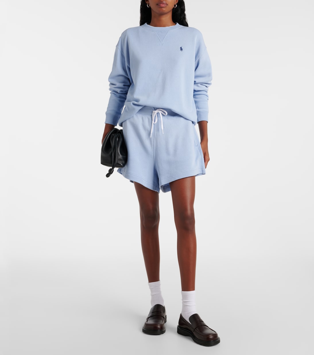 Shorts in pile di cotone con logo | Polo Ralph Lauren